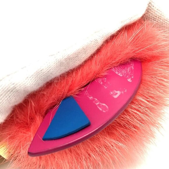 LOUIS VUITTON M65143 totem Bag Charm Key Holder fur pink/GoldHardware - Picture 9 of 14